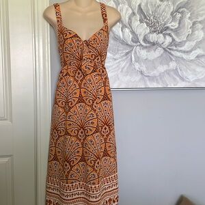 Knox Rose Orange Sundress